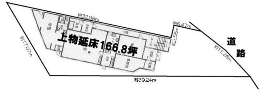 高槻市塚原1丁目　売土地 間取り図