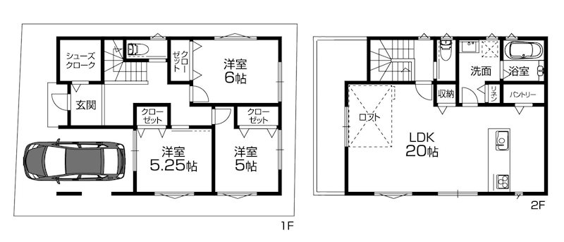 高槻市高西町 建築条件付売土地 間取り図