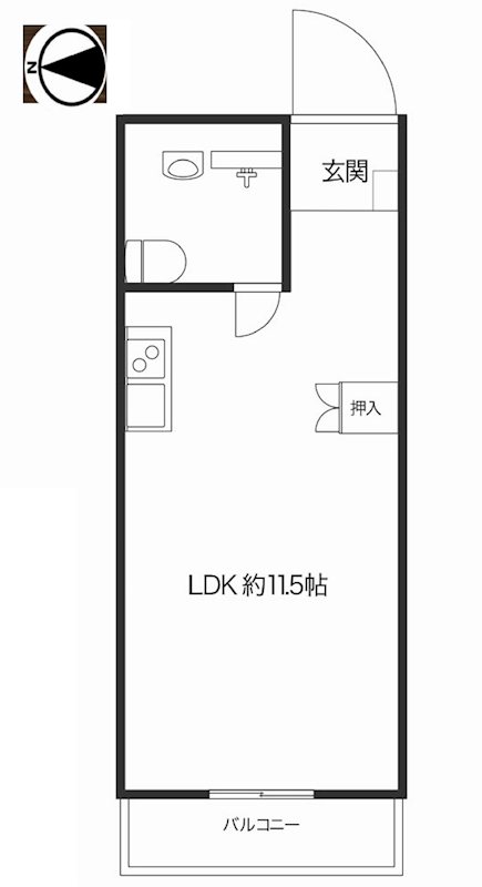 茨木駅前ビル 間取り図