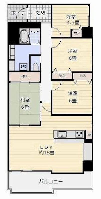 アドリーム千里丘 間取り図