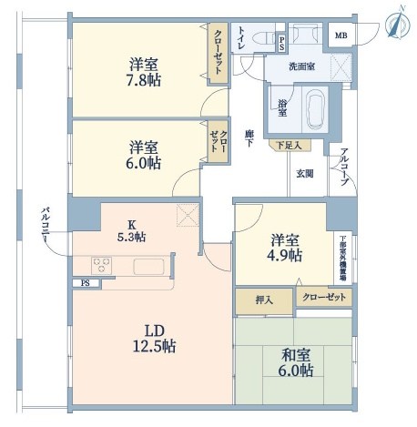 アルテ高槻エミネンス 間取り図