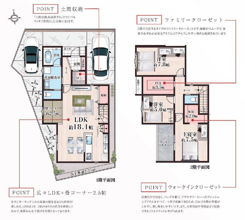 茨木市西河原1丁目　全10区画　建築条件付売土地(4号地)  間取り図