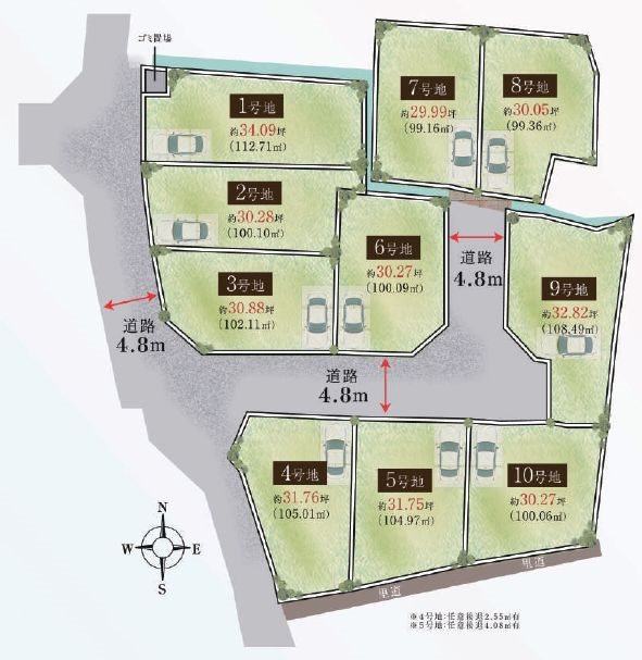 茨木市西河原1丁目　全10区画　建築条件付売土地(4号地)  その他