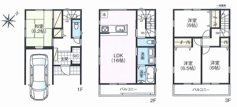 摂津市南別府町　新築一戸建 間取り図