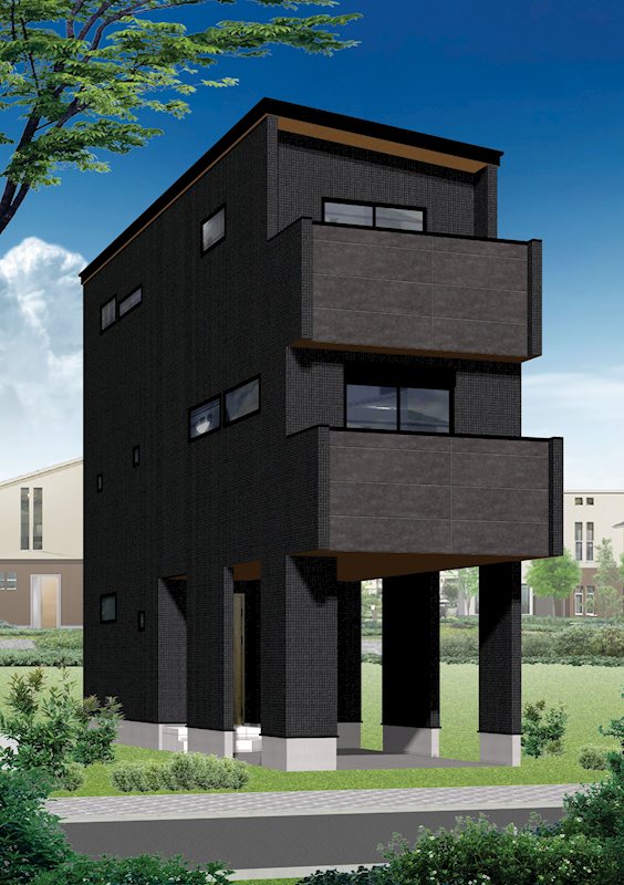 高槻市安満中の町　新築一戸建 外観写真