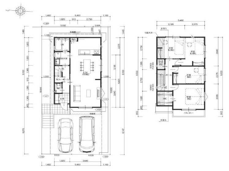 高槻市塚脇1丁目　建築条件付売土地2号地 間取り図