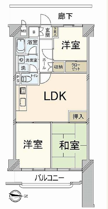 シャンボール茨木  間取り図