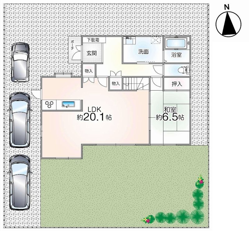 茨木市山手台1丁目　中古一戸建  間取り図