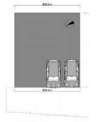 高槻市真上町4丁目　売土地 間取り図