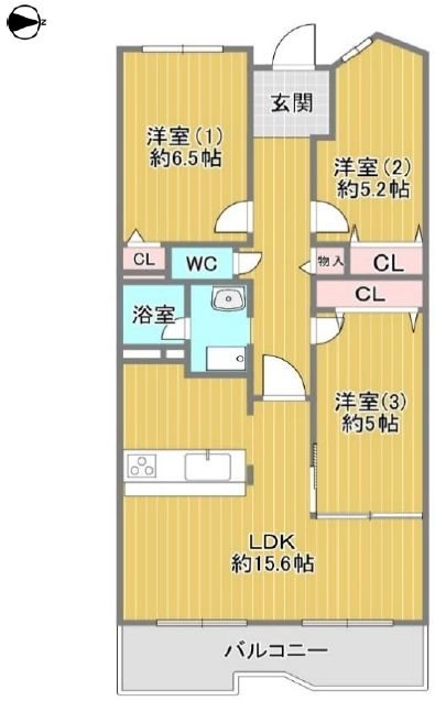 アドリーム交野 間取り図