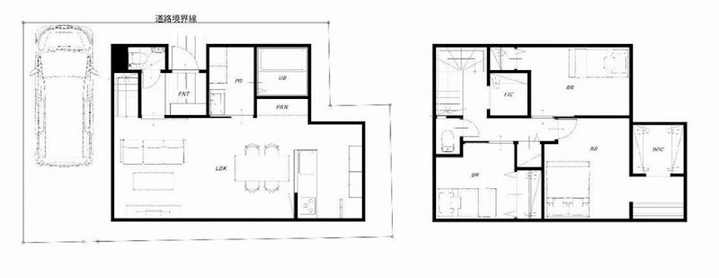 茨木市目垣1丁目　新築一戸建  間取り図
