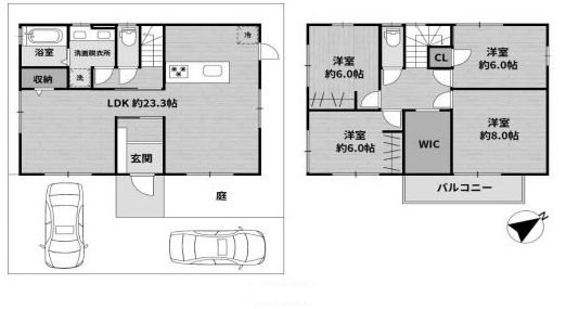 高槻店花林苑　中古一戸建 間取り図
