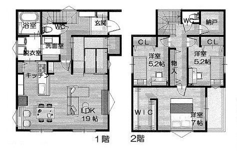 高槻市南平台2丁目　建築条件付売土地 間取り図