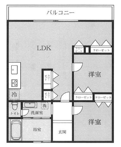 サンコーポ高槻阿武野A棟 間取り図