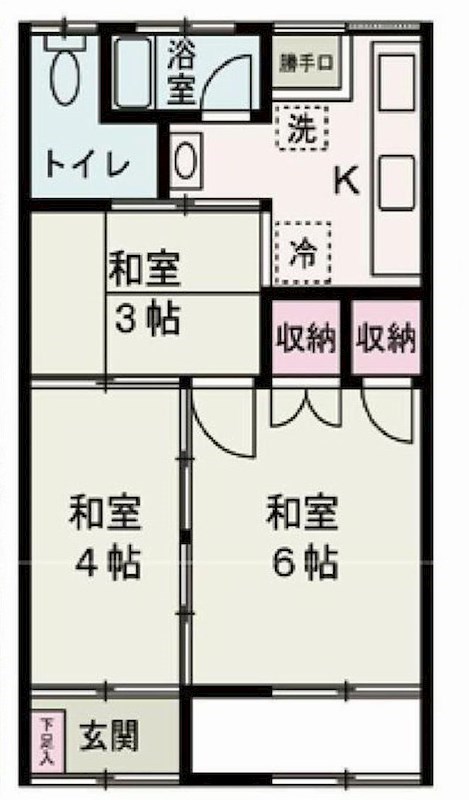 摂津市千里丘2丁目　中古テラスハウス 間取り図
