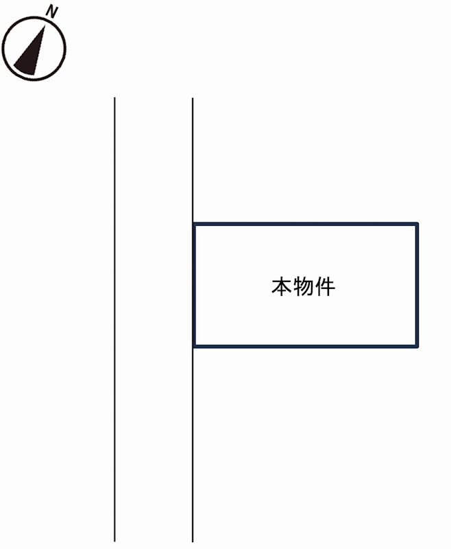 茨木市春日3丁目　売土地  間取り図