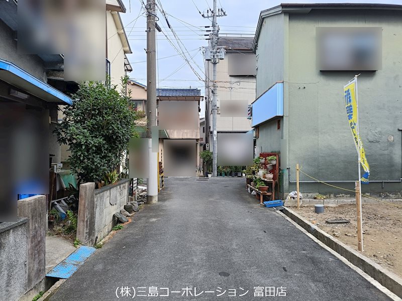 前面道路 高槻市赤大路町 建築条件付売土地 その他