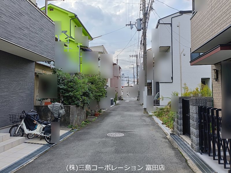 前面道路 高槻市赤大路町 建築条件付売土地 その他