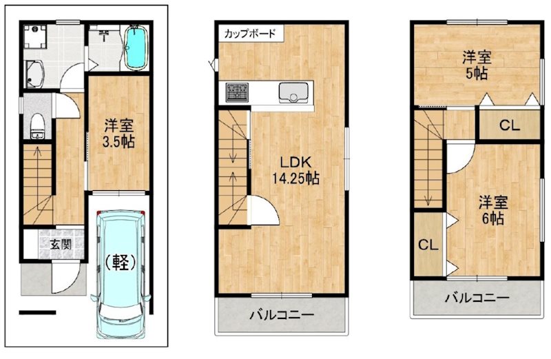 高槻市寿町2丁目　建築条件付土地 間取り図