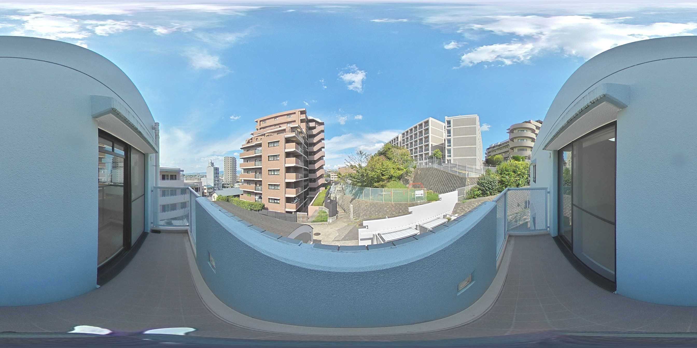 プラネ枚方公園 現地写真（バルコニー）