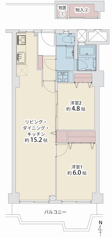 メガロコープ茨木  間取り図