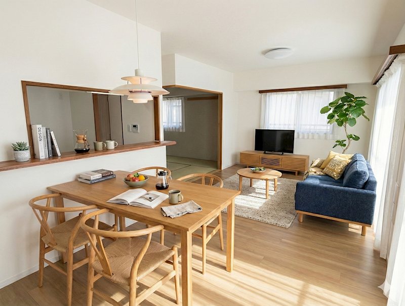 生成AIによる家具配置イメージ ルネ・ヒューマンズガーデン万博公園南C棟 その他