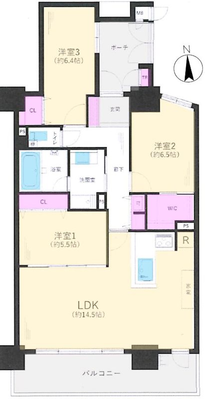 ロイヤルメドゥ香里園タワー 間取り図