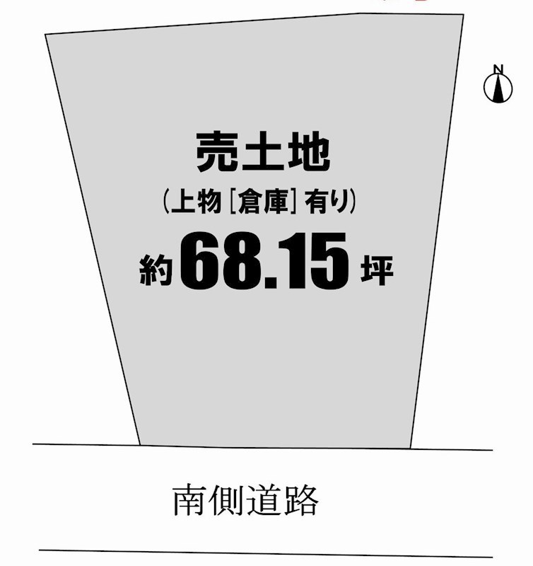 吹田市千里丘西　売土地  間取り図