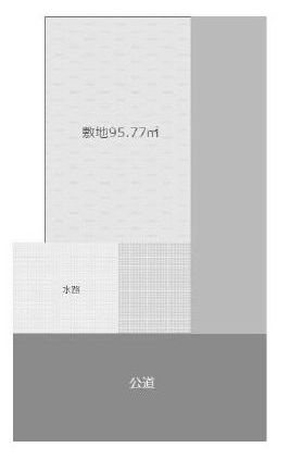 高槻市川添1丁目　売土地 間取り図