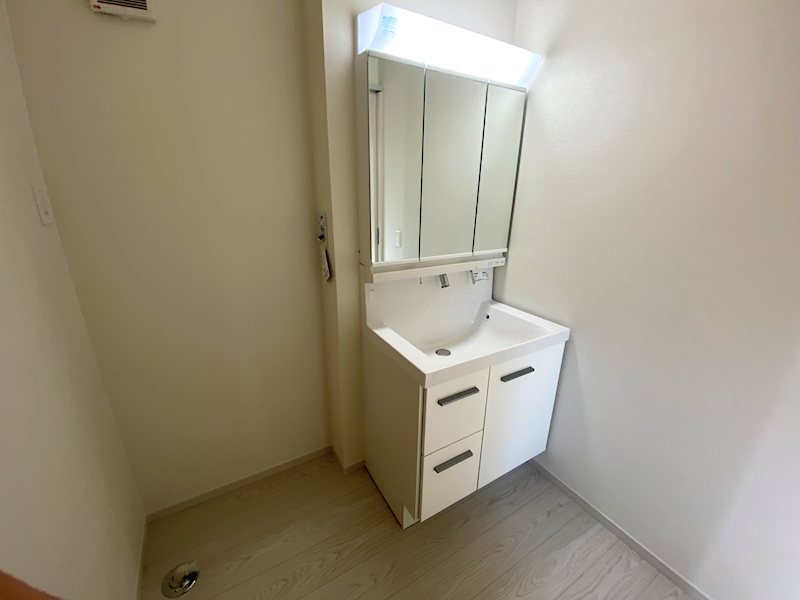 洗濯機置場も近接しており、洗面~洗濯動線がスムーズ 天野が原町4丁目限定1邸新築分譲住宅  その他