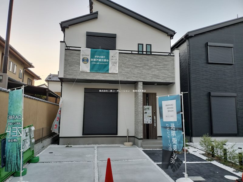 茨木市鮎川4丁目　新築一戸建 3号棟 外観写真