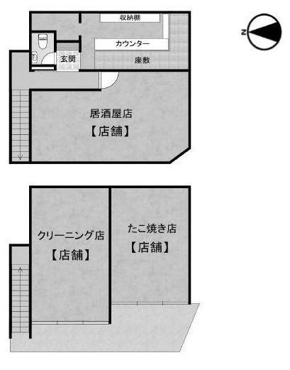 高槻市川添2丁目　一棟収益オーナーチェンジ物件 間取り図