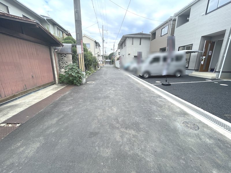 物件前の道路です 香里園山之手町Cradlegarden全3棟新築分譲地内1号棟 その他