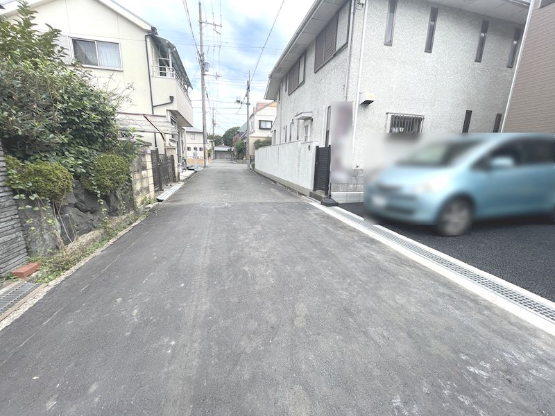 物件前の道路です 香里園山之手町Cradlegarden全3棟新築分譲地内3号棟 その他