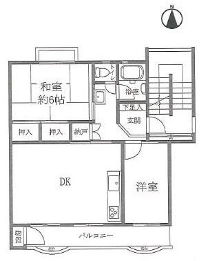 メゾン高槻　2号棟 間取り図