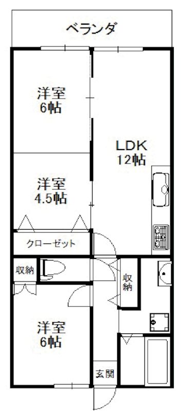 シャルマンコーポ水無瀬2号棟 間取り図