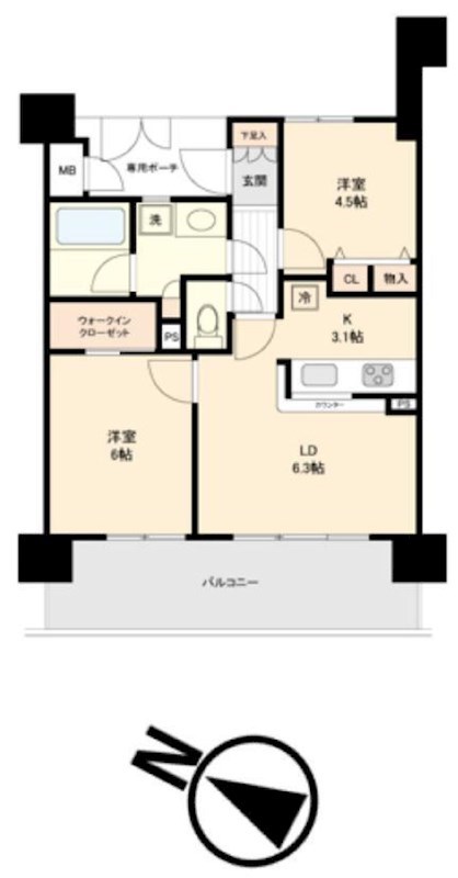 エスリード南摂津 　 間取り図