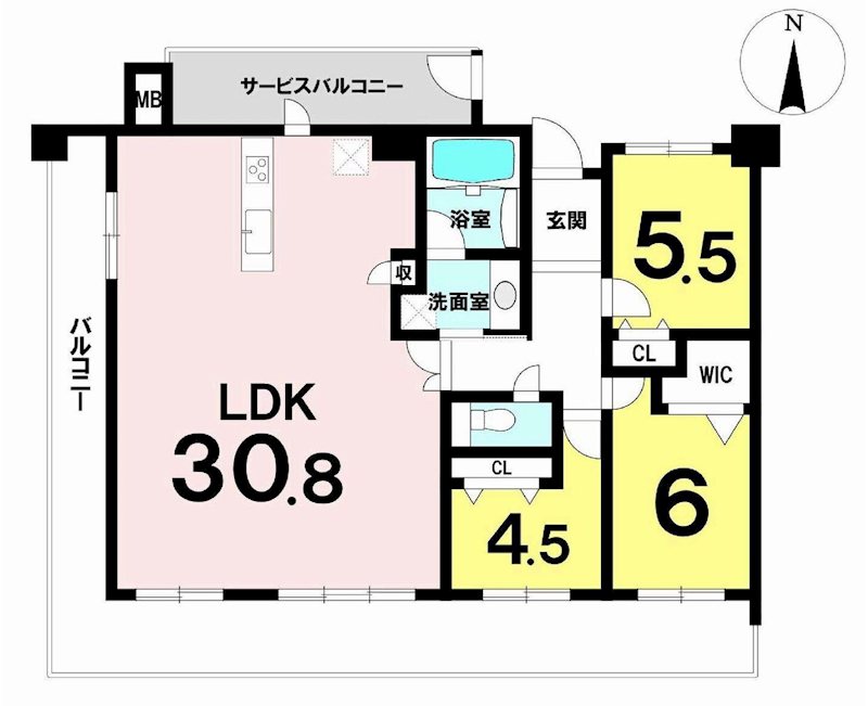 エスリード茨木川端通り 間取図・土地図
