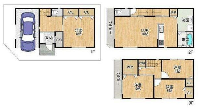 高槻市西冠1丁目　建築条件付売土地 間取り図