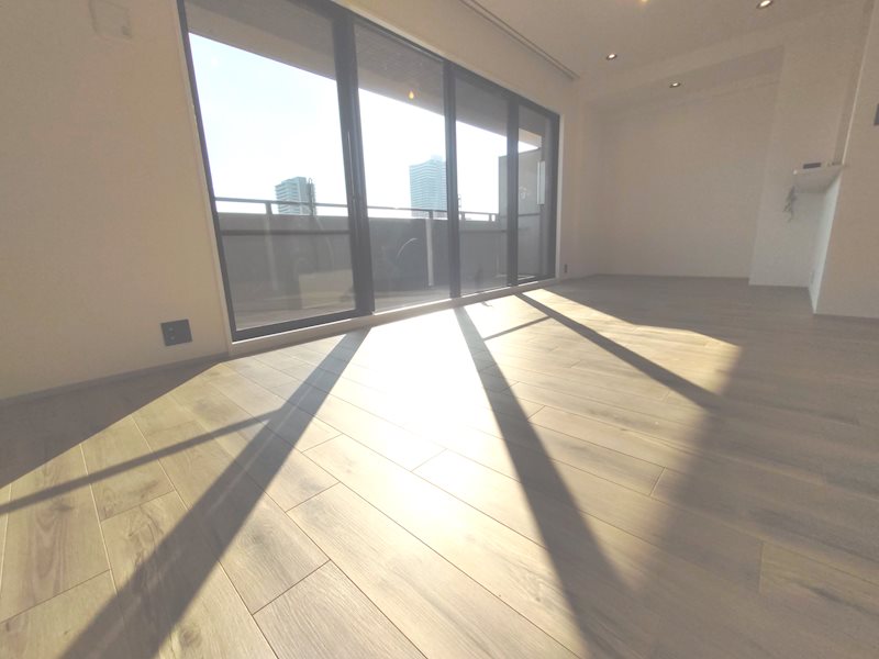 南側から採光のある明るいLDK 床フローリング、壁天井クロス貼替 グランステイツ香里園山之手町 その他