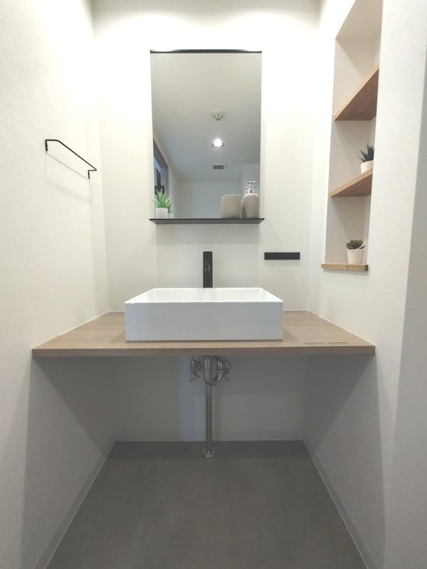 洗面化粧台新調 グランステイツ香里園山之手町 その他