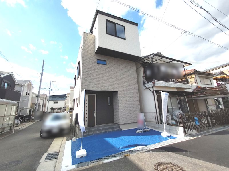 北楠葉町南東角地限定1邸新築分譲住宅 外観写真