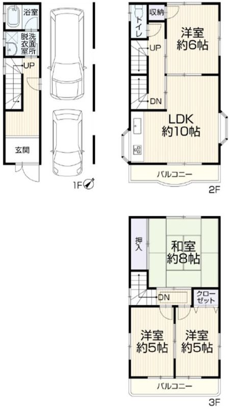 津田東町3丁目一戸建（再生住宅） 間取り図