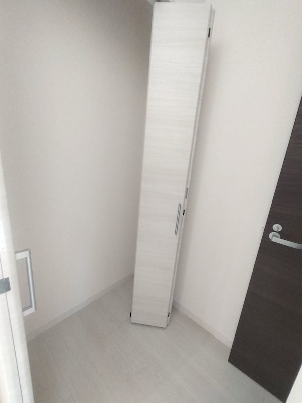 キッチン横にパンドリーでも洗面収納でも使えるクローゼット設置 高田1丁目LiveleGardenS限定1邸新築分譲住宅 その他