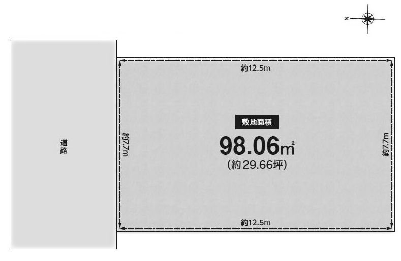 高槻市宮之川原3丁目　売土地 間取り図