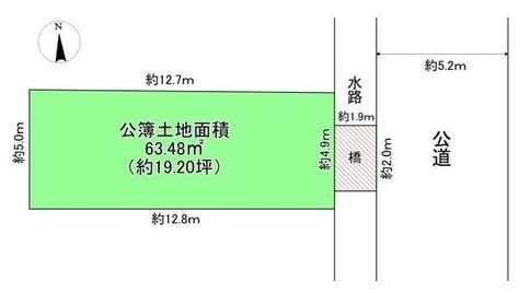 茨木市星見町　売土地 間取り図