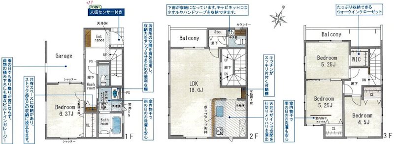 私部4丁目BloomingGarden限定1邸新築分譲住宅 間取り図