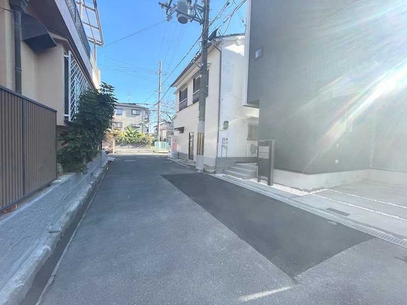 物件前の道路です 私部4丁目BloomingGarden限定1邸新築分譲住宅 その他