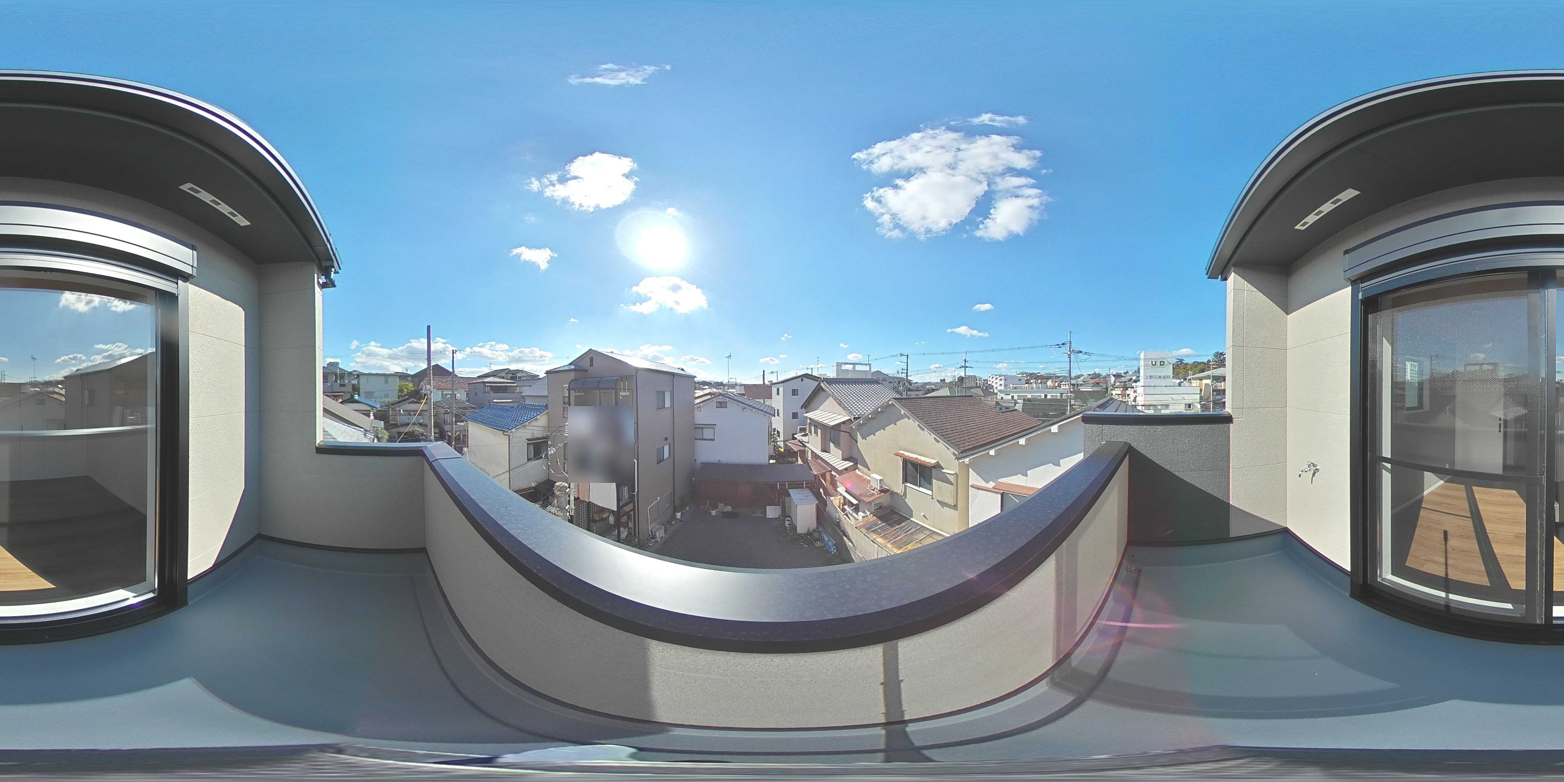 茄子作北町限定1邸新築分譲住宅 現地写真（バルコニー）