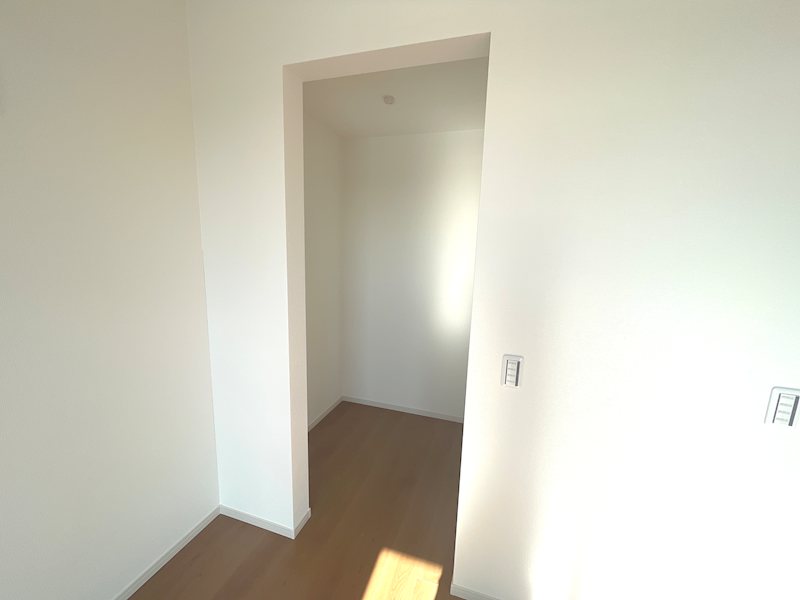 ウォークインクローゼットで高い収納力を誇り、鞄や掃除機など大きい荷物も収納することができます 楠葉野田二丁目限定1邸新築分譲住宅 その他